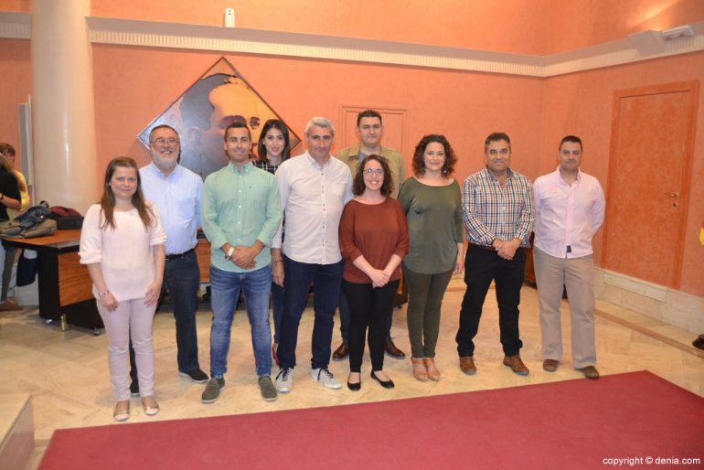 New Local Board Fallera de Dénia - Members of the JLF