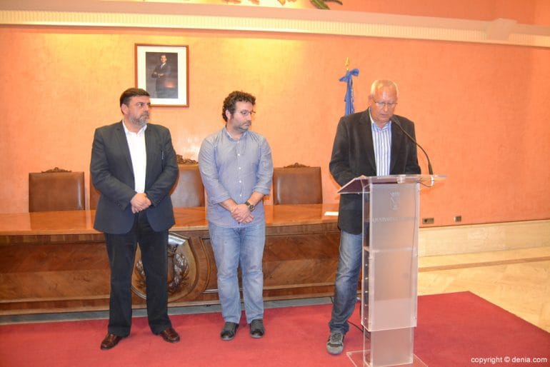 Nueva Junta Local Fallera de Dénia - Discurso de Vicent Grimalt