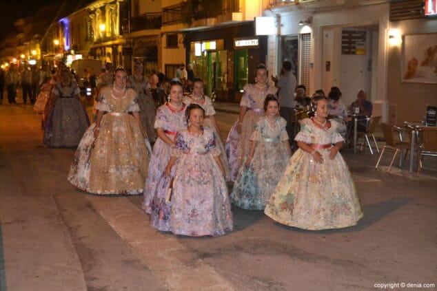09 eleccion falleras mayores denia 2018 llegada de las cortes de honor