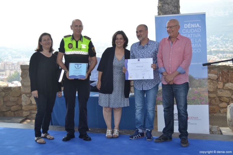 Entrega Certificados de Calidad Sicted Dénia - Policía local Dénia