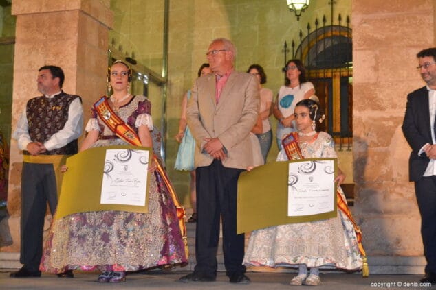 31 eleccion falleras mayores denia 2018 entrega de nombramientos