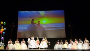 34 despedida falleras mayores de denia 2017 homenaje a ines y mar