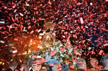 Procesión de la Mare de Déu dels Desemparats 2017 – cañones de celebración
