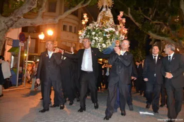 Procesión de la Mare de Déu dels Desemparats 2017 – portadores de la Virgen