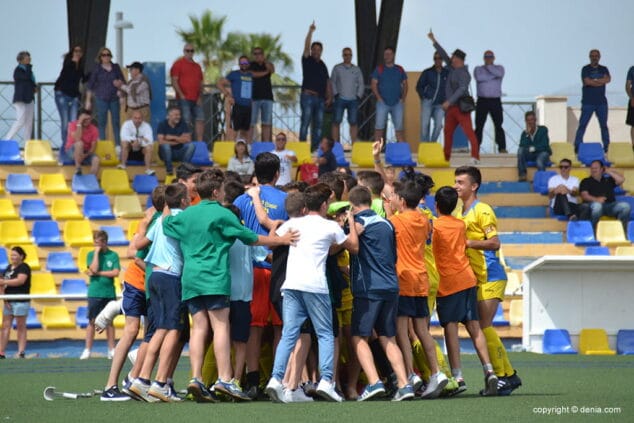 alegria denia al finalizar la tanda de penalties