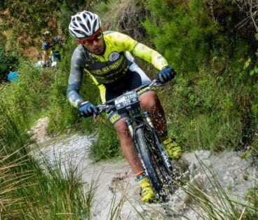 Alejandro Seguí en plena carrera