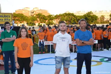 Ana Muñoz con Víctor Cuellar y Javier Piles