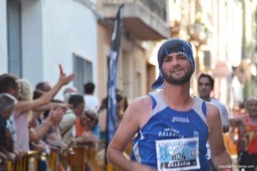 Atleta dianense entrando en meta