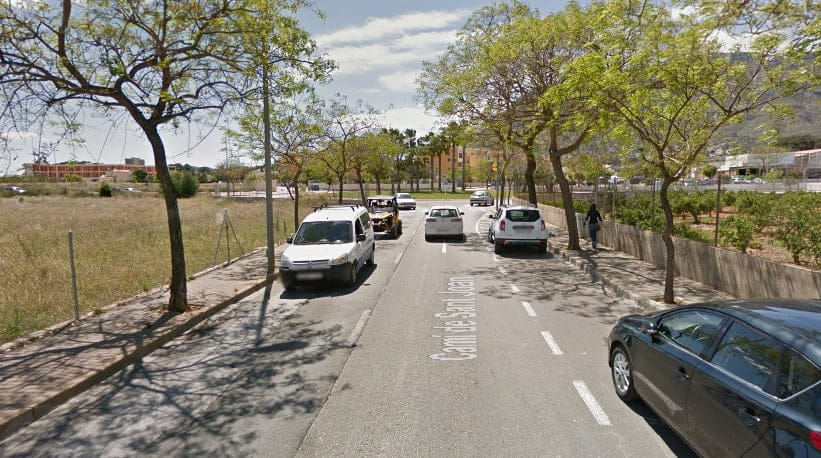 Corte y desvío de tráfico en el Camí de Sant Joan 1 cami de sant joan