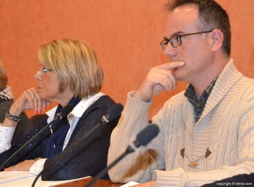 concejales de ciudadanos durante un pleno en denia