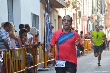 David Molina entrando en meta