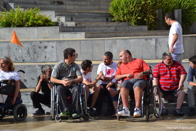 deportistas de deporte adaptado