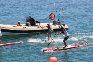 Dura pugana en la regata de SupRace