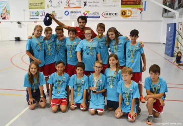 Equipo Paidos Azul Alevín campeón de liga