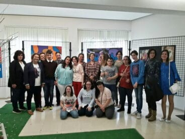 exposicion de los alumnos del aula especifica del ies numero 3 de denia