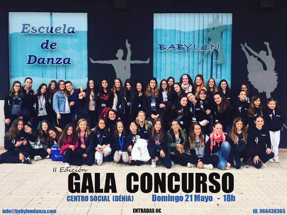 gala concurso de la escuela de danza babylon