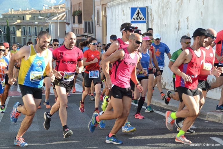 Grupo de atletas de La Xara