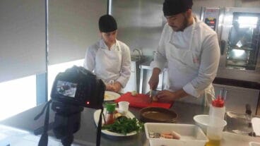 Intercambio de recetas entre Dénia y Santos