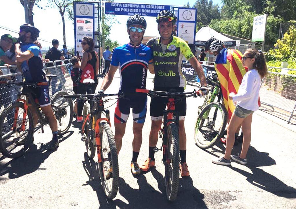 Quinto puesto para Javi Almela de la UC Montgó-ULB en la 'Copa de España BTT' 2 javi almela junto a isra nunez