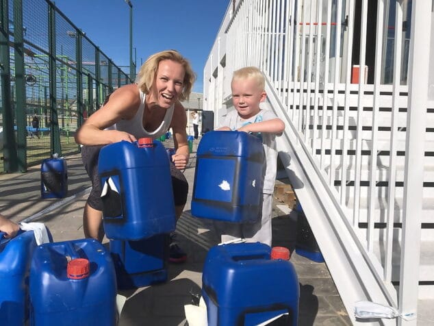 El Centro Deportivo Dénia vivió una intensa actividad con la celebración de la 'SpartanMom' 2 madre e hijo en la spartanmom