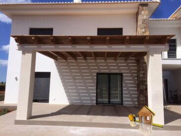 Pérgola instalada por Bricomaderwood