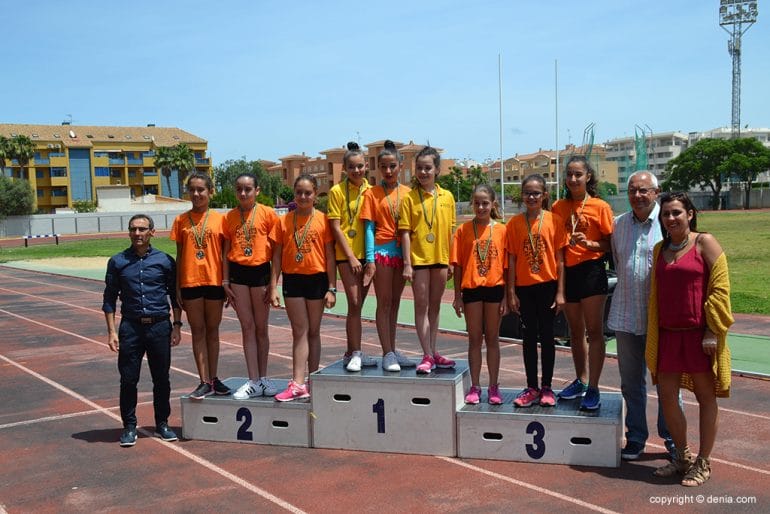 Podio Gimnasia Trío