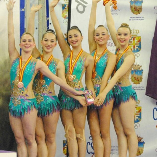 podio nacional conjunto juvenil club denia bronce
