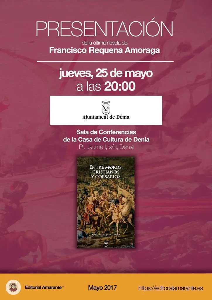 presentacion del libro entre moros cristianos y corsarios
