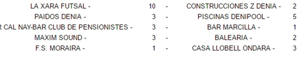 resultados jornada 8 liga plata acydma