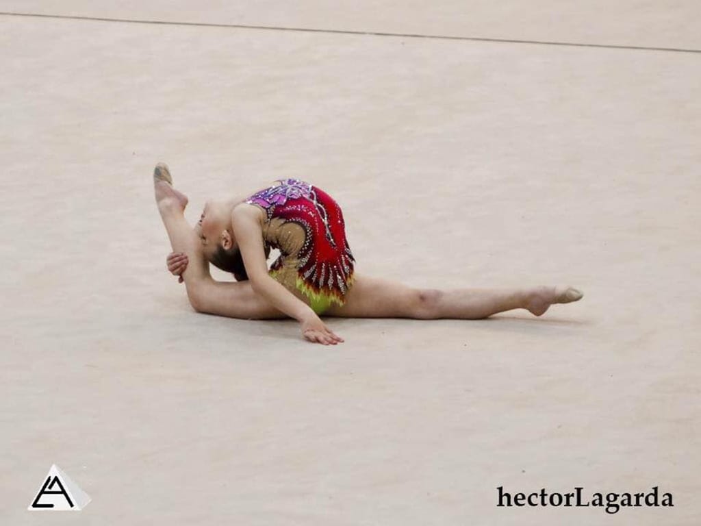 sofia corti durante su ejercicio