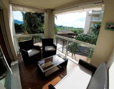 Terraza privada del apartamento Catorce soluciones inmobiliarias