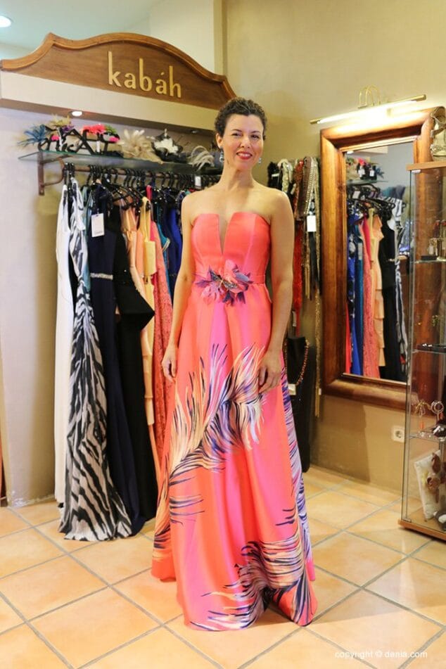 vestido largo sonia pencc83a kabah boutique