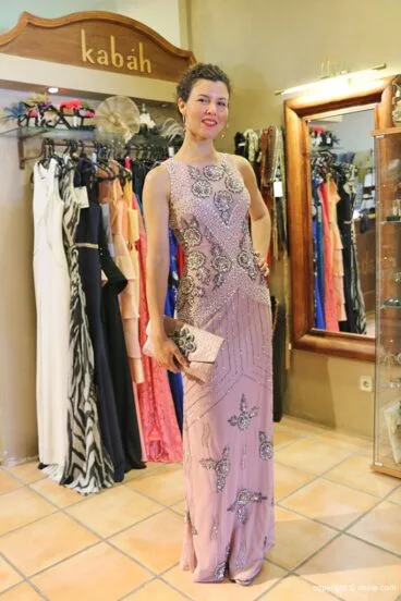 Vestido rosa Kabah Boutique