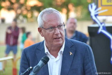 Vicent Grimalt en su discurso