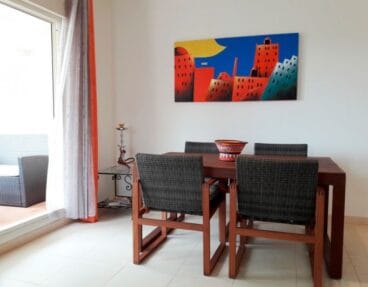 Zona comedor del apartamento Catorce soluciones inmobiliarias