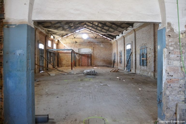 Obras de rehabilitación de la antigua lonja de Dénia - interior