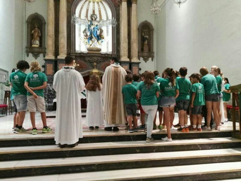 35 aniversario Juniors L'Assumpció Dénia - misa