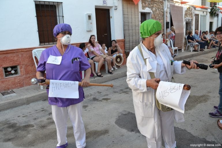 Dansà Grotesca Santíssima Trinitat Dénia - Anestesistas
