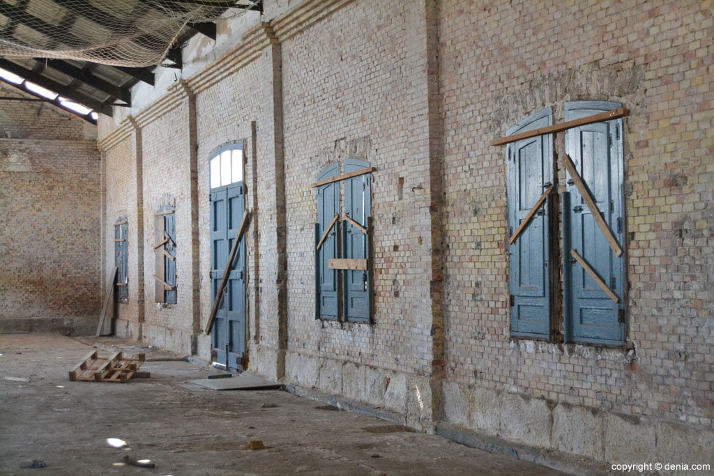 Obras de rehabilitación de la antigua lonja de Dénia – interior del edificio