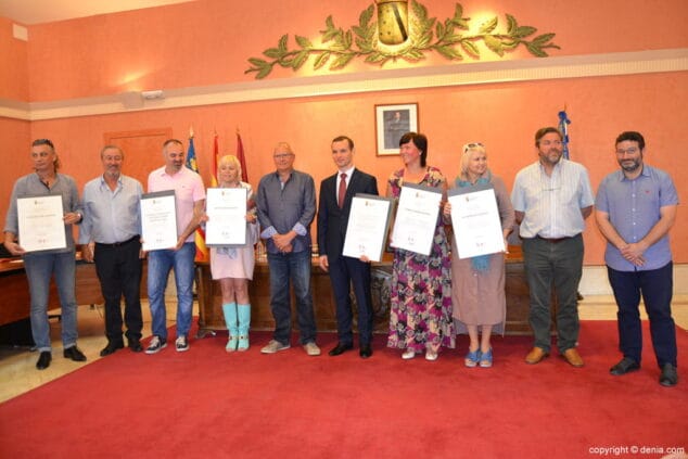 07 recepcion a los miembros de companias de teatro internacional en denia reconocimiento a las companias