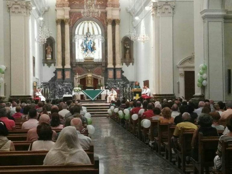 35 aniversario Juniors L'Assumpció Dénia - Iglesia