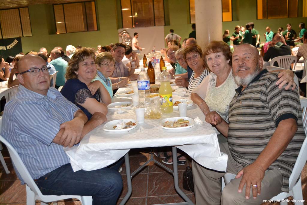 Cena 35 aniversario Juniors L’Assumpció Dénia – asistentes a la cena