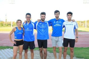 atletas del balearia dianium en el provincial absoluto