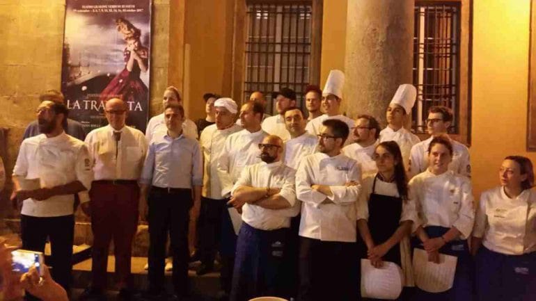 Cocineros del Gola Gola Festival de Parma