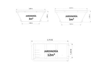 Contenedores Mata jardinería