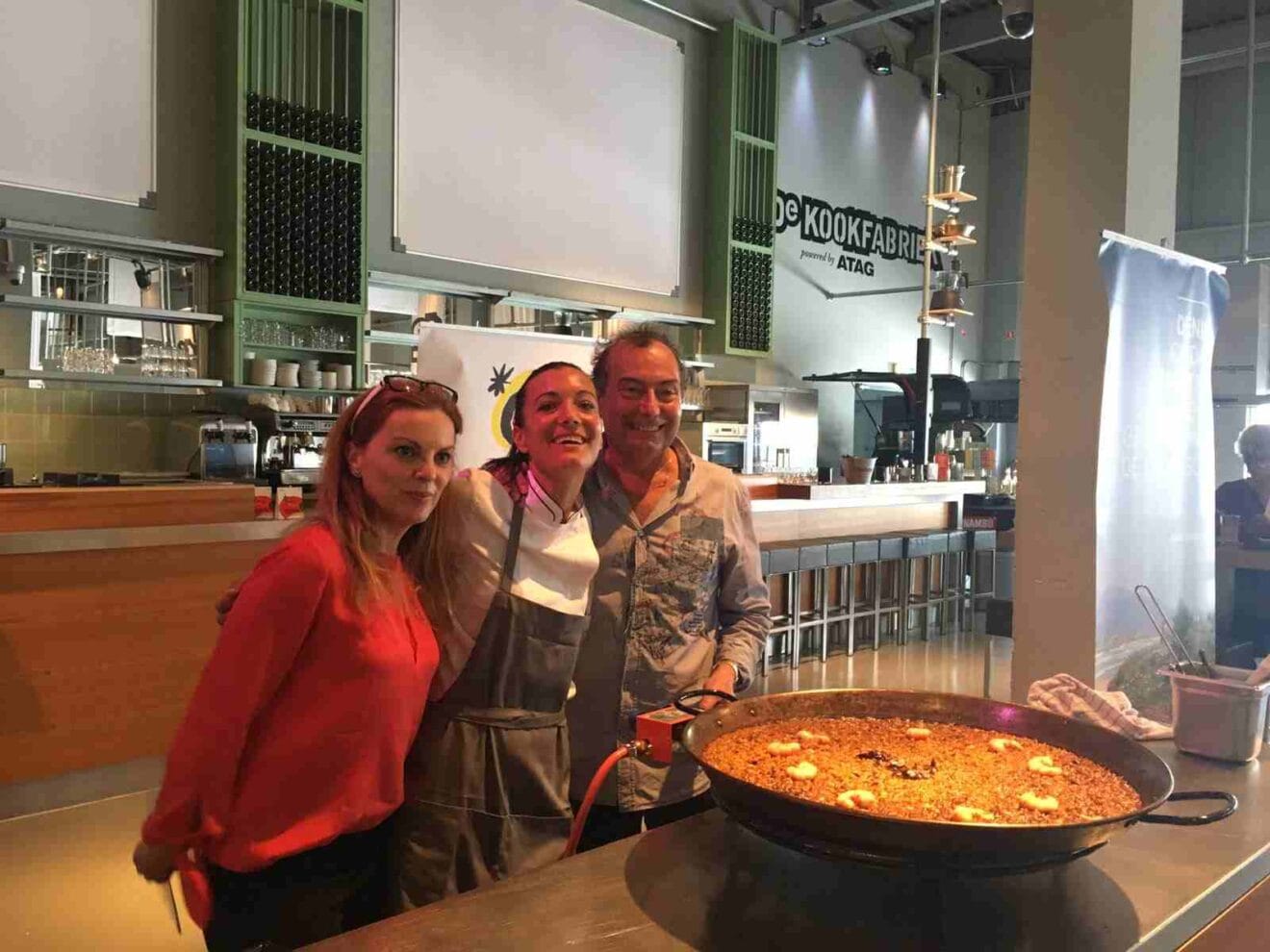 Diana Cervera en el Día de la Tapa en Amsterdam