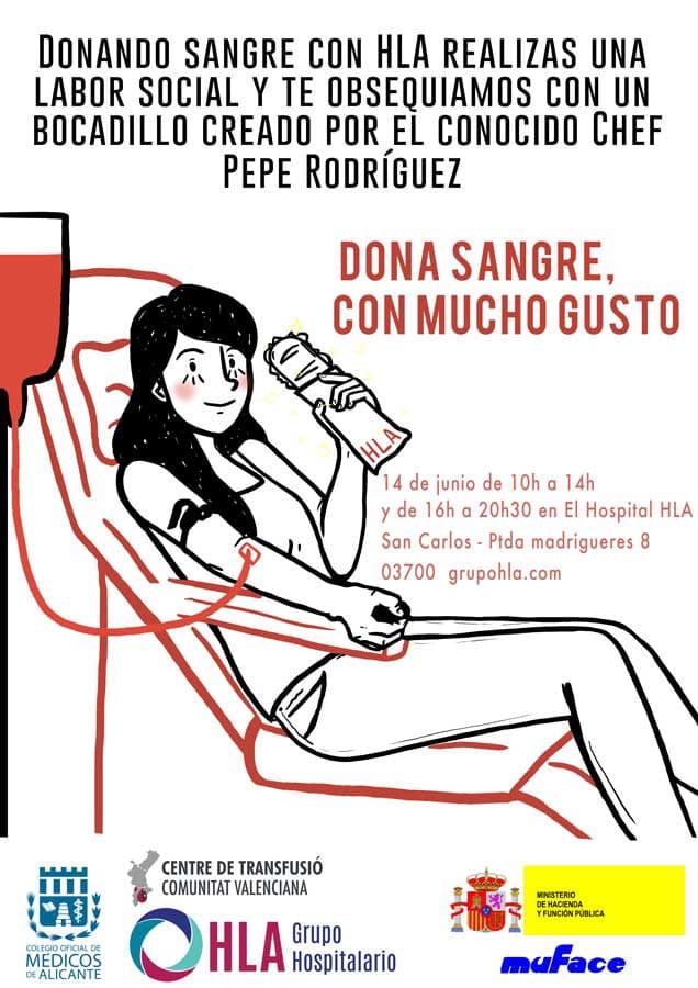 donacion de sangre hla san carlos