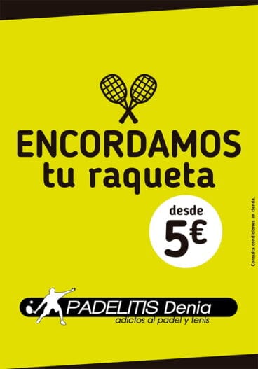 Encordamos tu raqueta Padelitis Denia