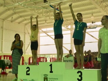 Escuela Rítmica Dénia – Carla 1º y Dharma 3º