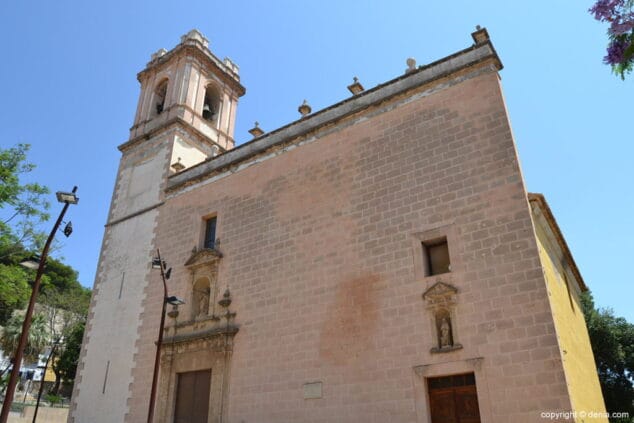 Comienzan los trabajos de restauración del campanario de la Iglesia de la Asunción 4 fachada de la iglesia de la asuncion de denia
